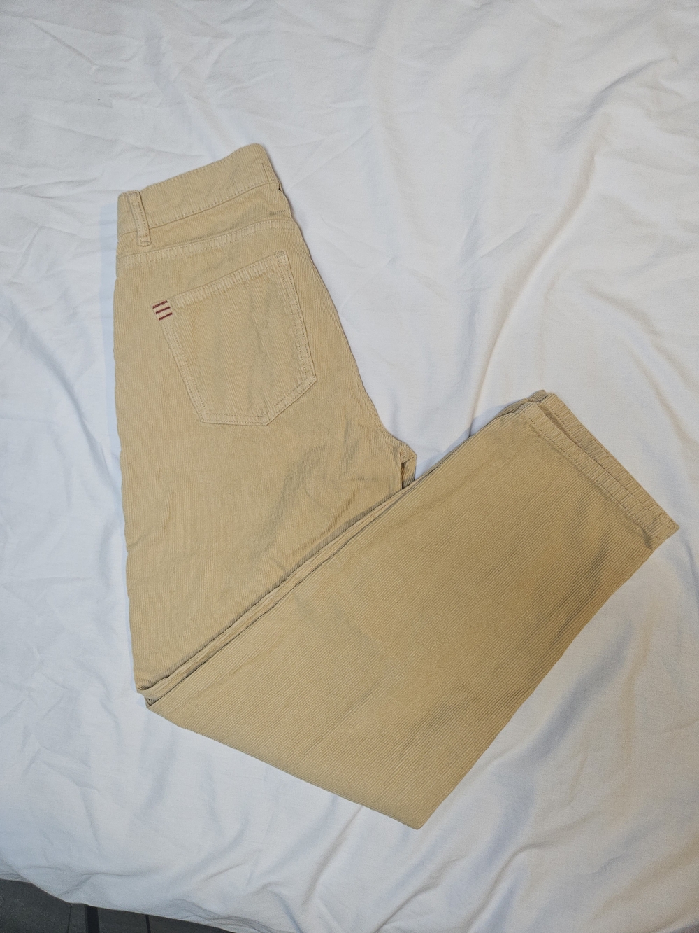 BDG High-Rise Corduroy Jeans in Light Tan